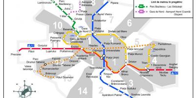 Kaart van metrorex 